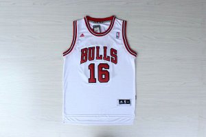 Maillot De Basket Chicago Bulls Pau Gasol 16 Tissus Sportif Fans Edition Blanc